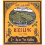 Dr Hans Von Muller - Riesling Spatlese 0 (750ml)