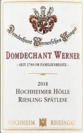 Domdechant Werner'sches Weingut Hochheimer Holle Riesling Spatlese, Rheingau, Germany NV (750ml) (750ml)