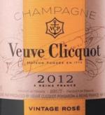 Veuve Clicquot Rose 2012 (750)