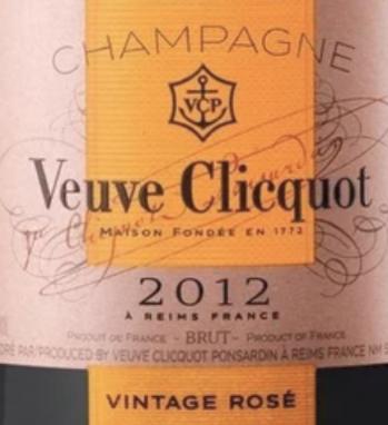 Veuve Clicquot Rose 2012 (750ml) (750ml)